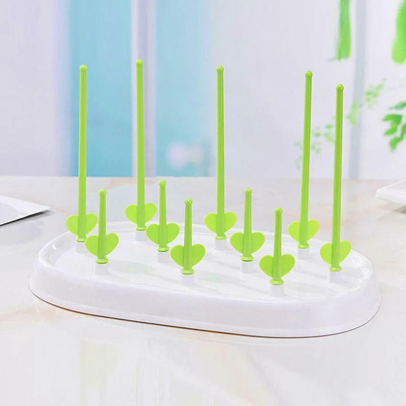 

Milk Bottles Drying Rack Baby Feeding Cleaning Dryer Cup Holder BM88