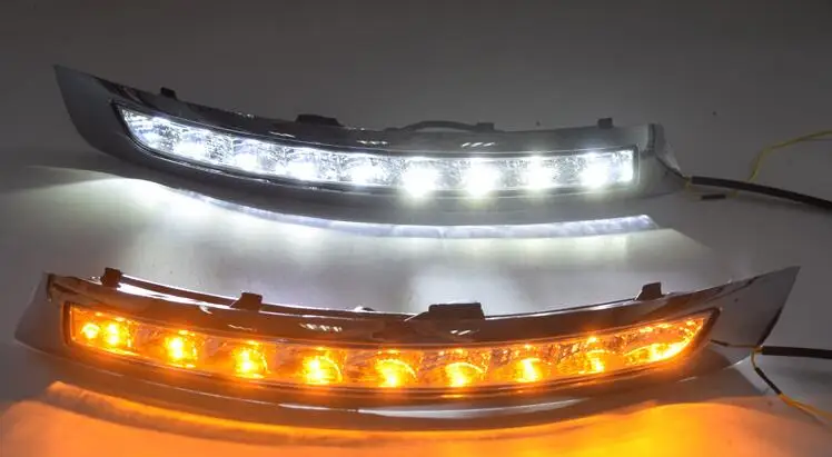 затемнения и Водонепроницаемый стиль 12В СИД автомобильное DRL дневные ходовые