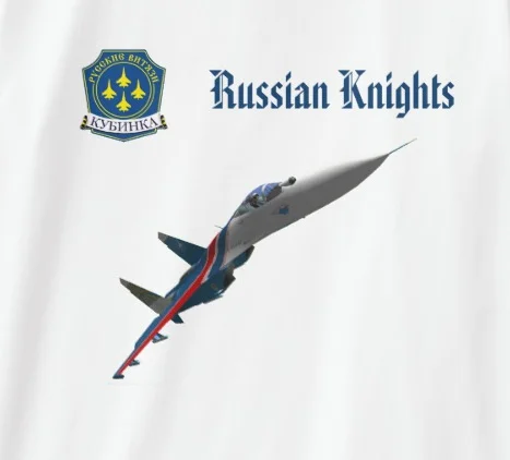 

Russian Knights Su-27 Men's T Shirt