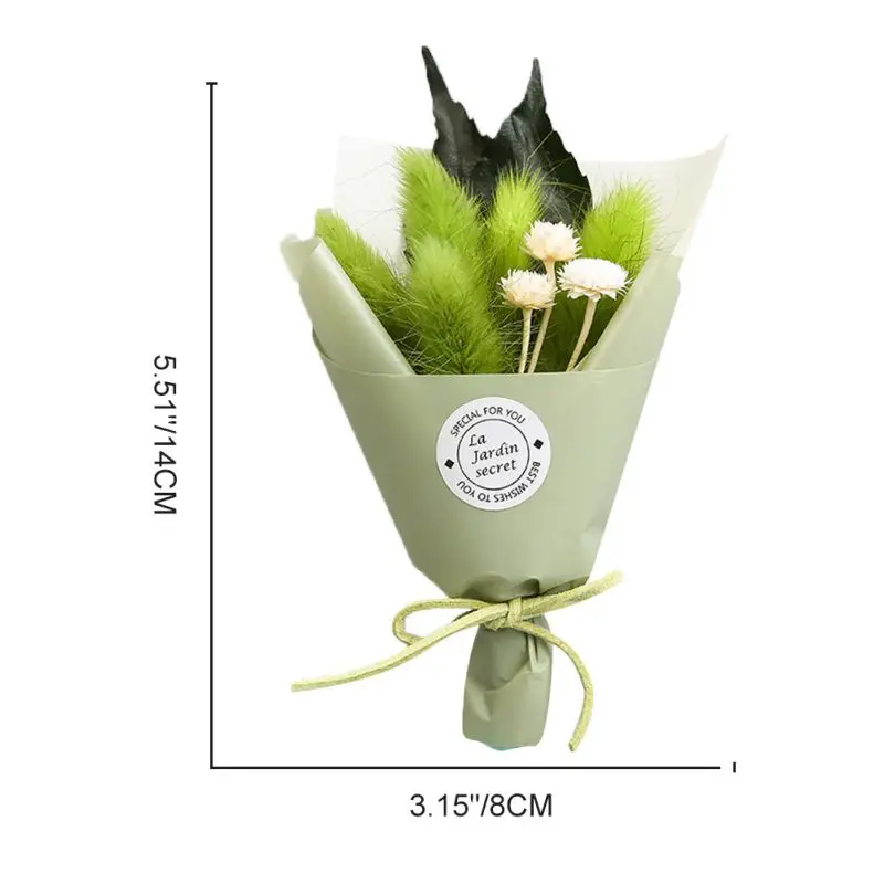 Горячий букет из сушеных цветов на день Святого Валентина подарок матери Новый