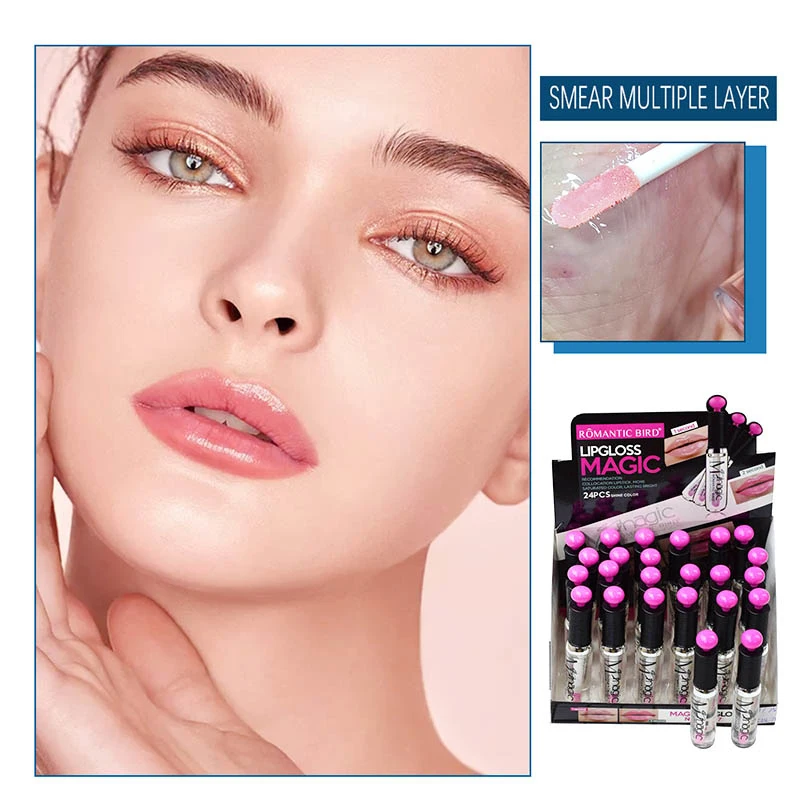 2020 романтичная птица Новинка Прозрачный меняющий Цвет Блеск для губ натуральная