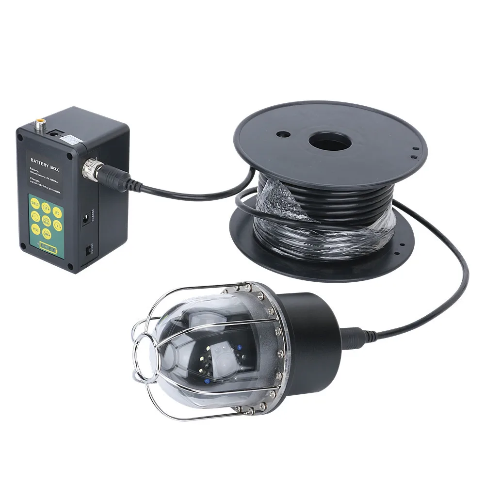 Купить Видеокамера для подводной рыбалки, регистратор 9 дюймов, IP68 водонепроницаемая, с поворотом на 180/360 градусов