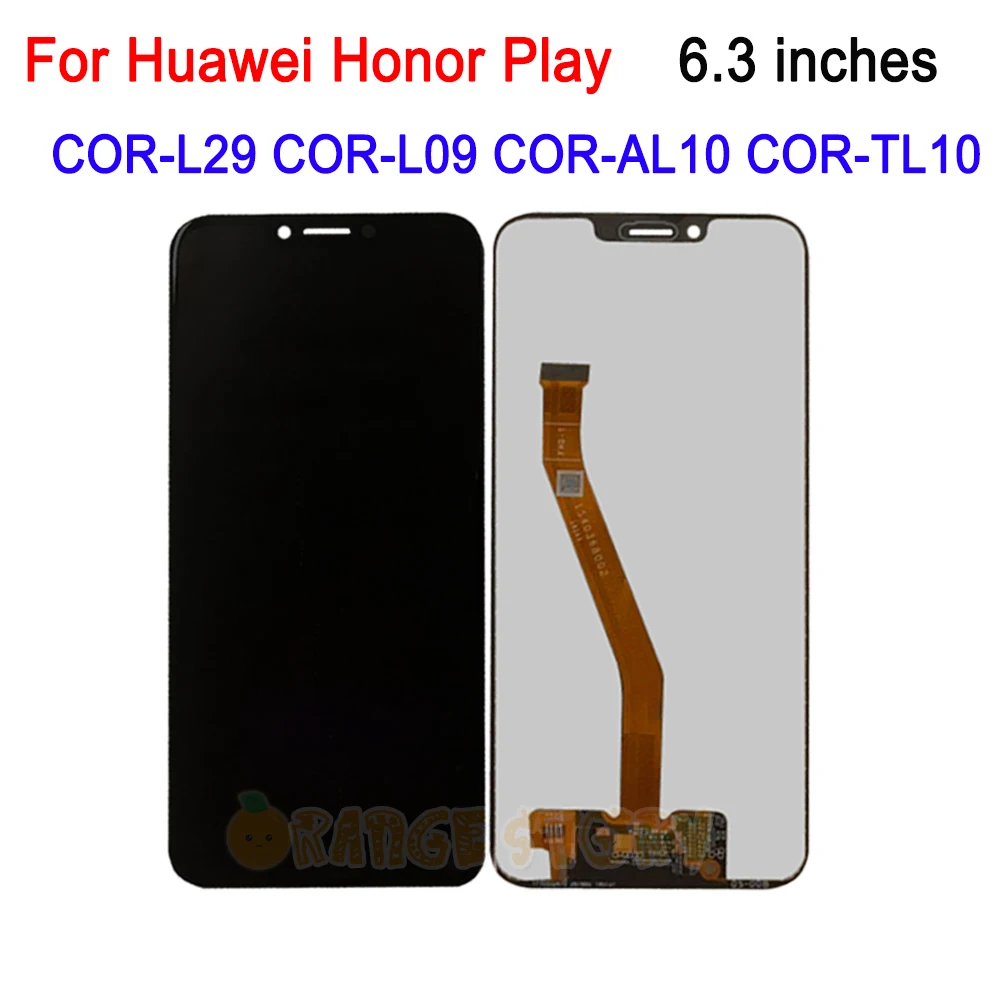 6 3 дюймовая Новая Черная запасная часть сенсорный экран для Huawei Honor Play