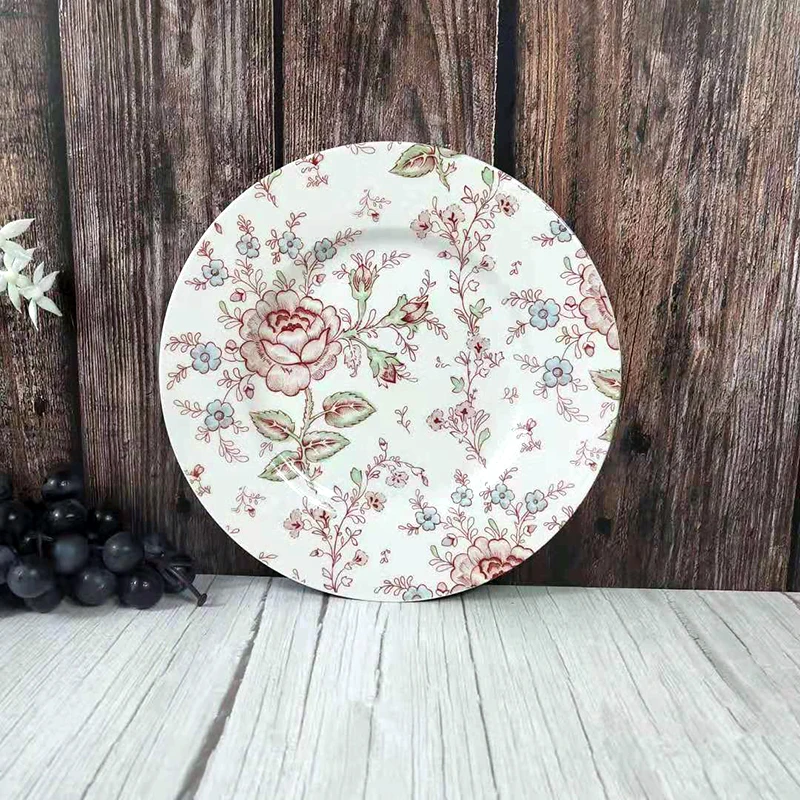 9 inch Dinner plate Кухонные тарелки, миска, соус, блюдце, посуда и тарелки, наборы, маленький уксус, вкусовая доска, блюдо для закусок, тарелки для обеда, керамический Теллер - Цвет: 9 inch Dinner plate