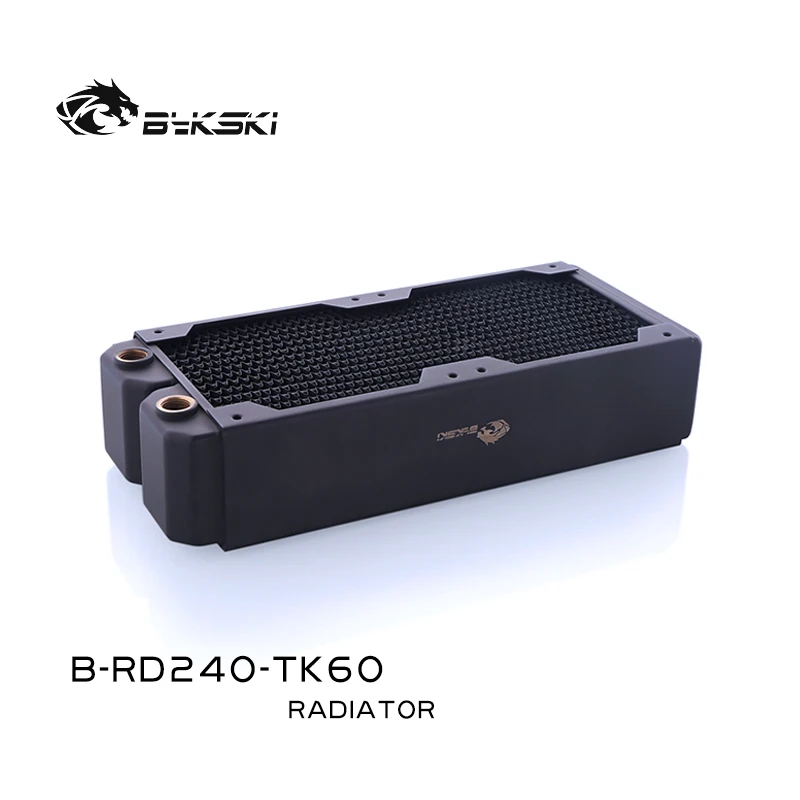 

Bykski B-RD240-TK60, трехрядные радиаторы 240 мм, толщина 60 мм, стандартные радиаторы водяного охлаждения, подходят для вентиляторов 120*120 мм