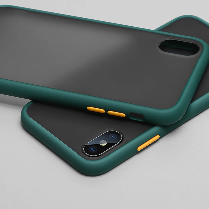 Dark Green Противоударный защитный чехол для samsung Galaxy m30s A10 A20 A30 A40 A50 A60 A70 A80 S8 S9 S10e S10 Note 8, 9, 10, J4 J6 плюс резиновый матовый чехол - Цвет: Dark Green