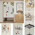 Китайский Норен дверь Шторы s с цветочным рисунком чернильного цвета Lucky картина 