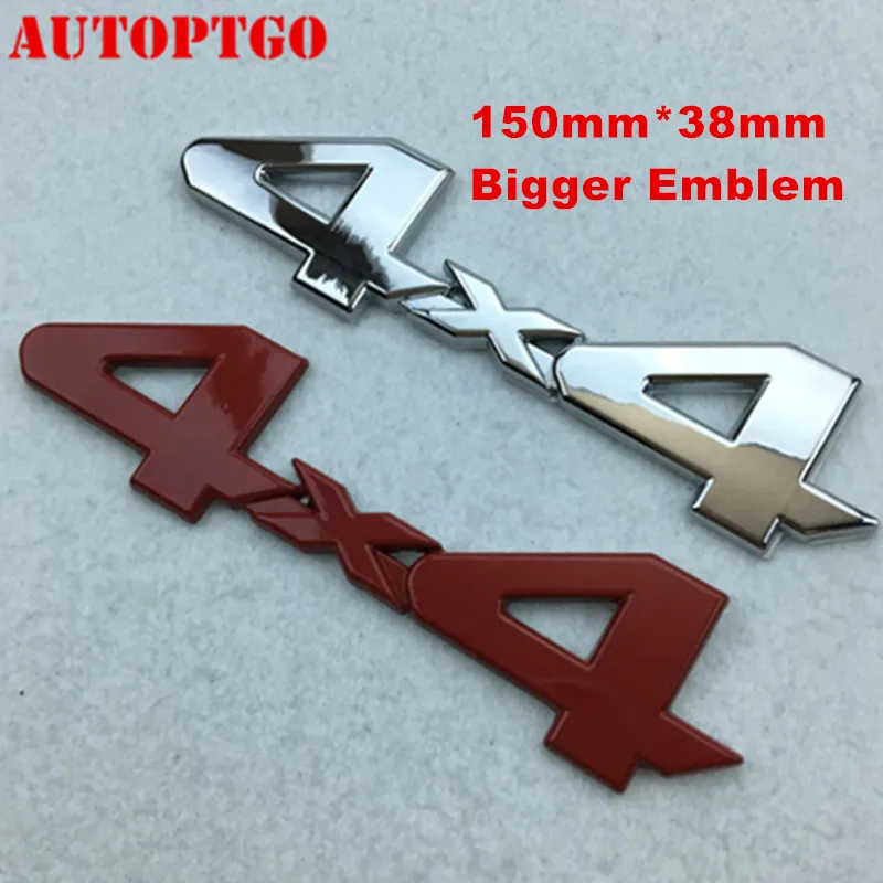 

Bigger 15*3.8cm Car Body Tail Letter 4x4 Limited Emblem Badge Decal Sticker For Jeep Mazda Dodge Ford Land Rover Honda Kia Audi
