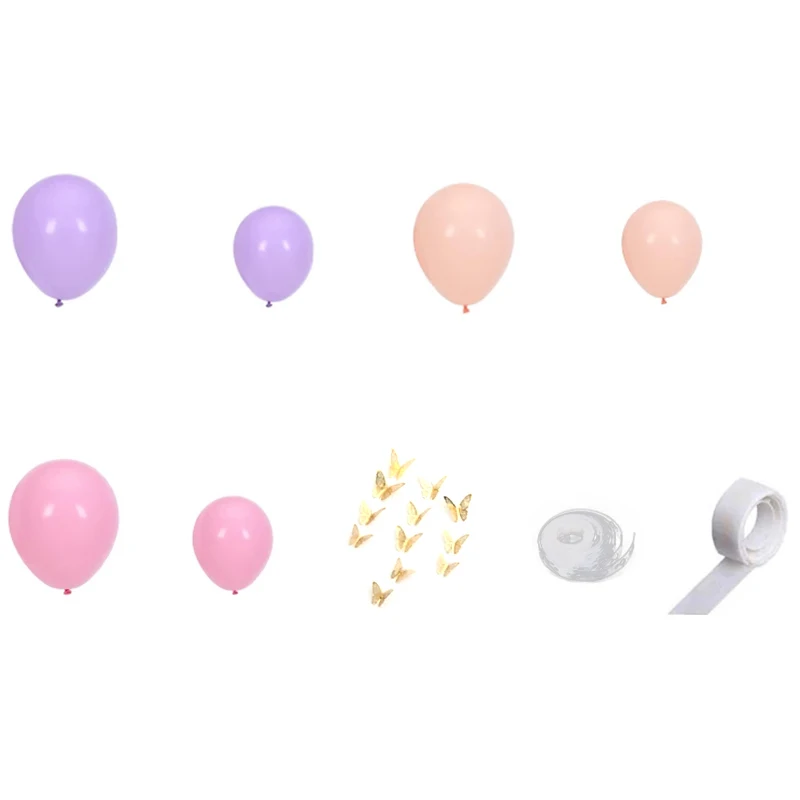 

Макарон розовый фиолетовый воздушный шар гирлянда бабочка АРОКА Свадьба День святого Валентина Детский День Рождения Вечеринка фон Декор