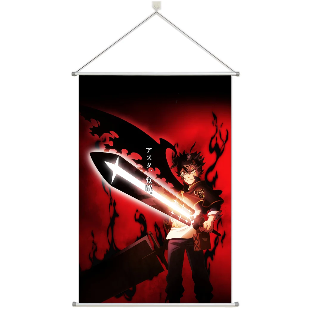 

Anime Asta.Black.Clover Prsonalize Customer Made Alloy Fabric Wall Poster Scroll 60x90cm 24x36inches