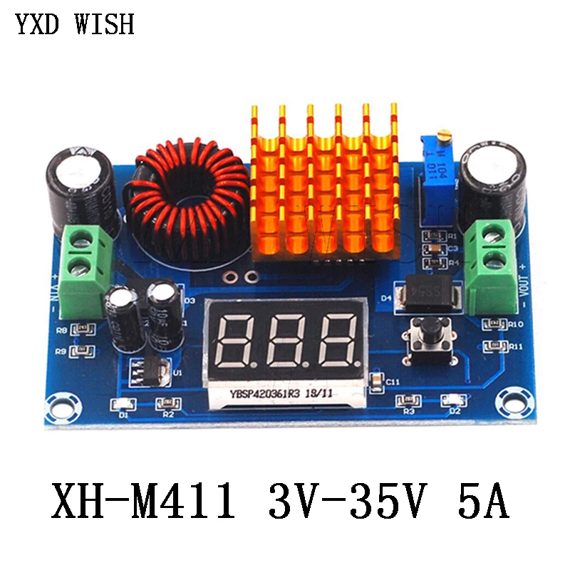 DC 3V-35V DC/DC 5V-45 с повышением до модуль цифровой вольтметр DC-DC Step Up Модуль повышающий