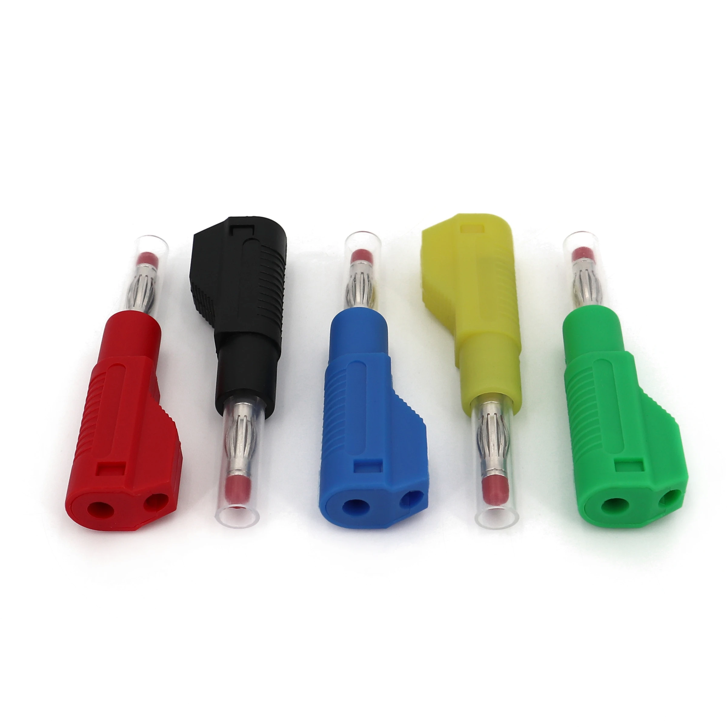 10 шт. 4 мм штекер типа банан Выдвижная трубка Штабелируемый паяльный разъем |