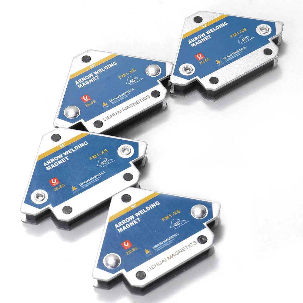 

Welding Fixer 4pcs Magnetic Welding Positioner 5 90 135 Multi-angle Magnet Weld Positioner Ferrite Auxiliary Locator Tools