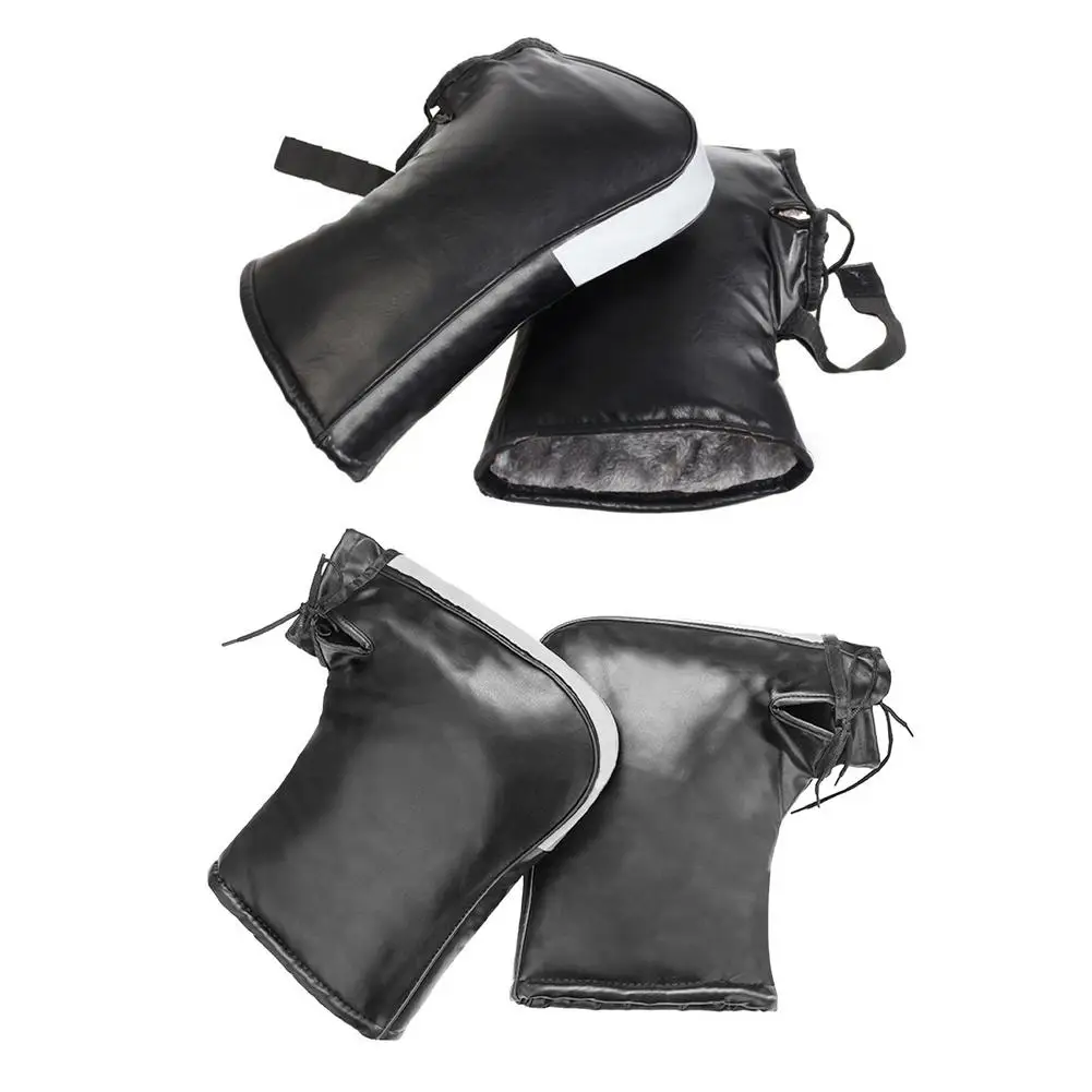 

Winter Motorcycle Handlebar Gloves Comprehensive Protection Windproof Warm Covers Motorcycle Handlebar Accessories