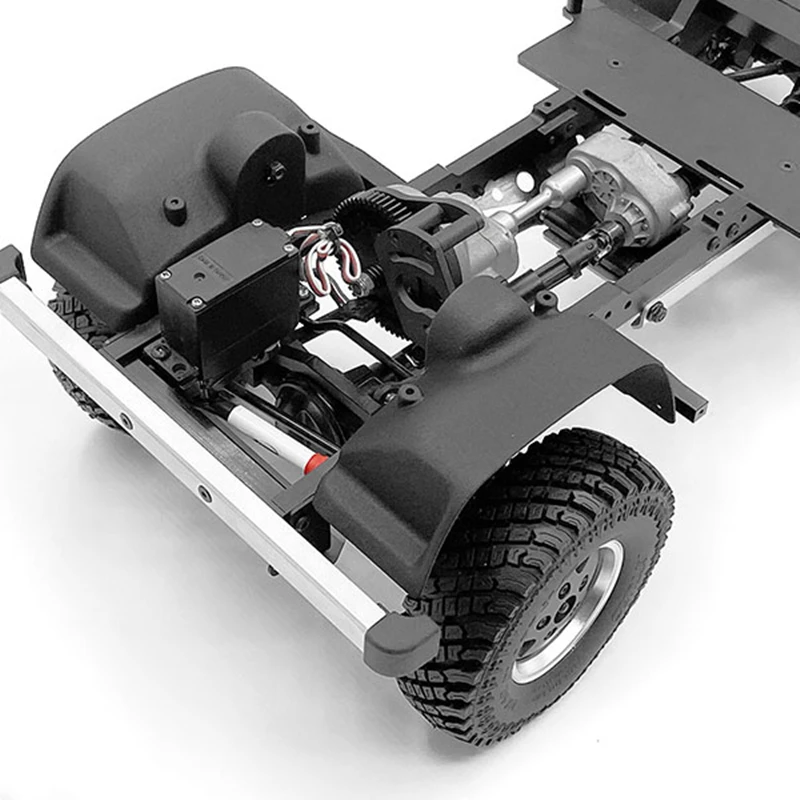 Toy Car RC-4WD Parts D90/110 Body Shell & Gelande 2 Chassis Nylon Wheel Cover |
