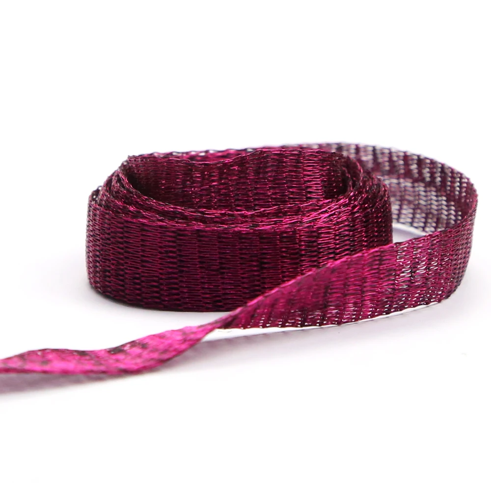 

XUQIAN Top Seller 2pcs Coloured Ribbon Wire Mesh with 1mm 3mm 6mm 10mm 15mm For DIY Jewelry Making Supplies W0003