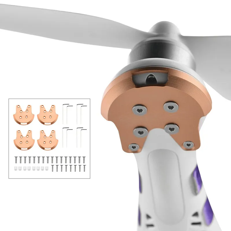 

2 шт. новые пластины алюминиевое основание протектор крепления мотора с защитой от образования трещин для DJI Phantom 2 / 3
