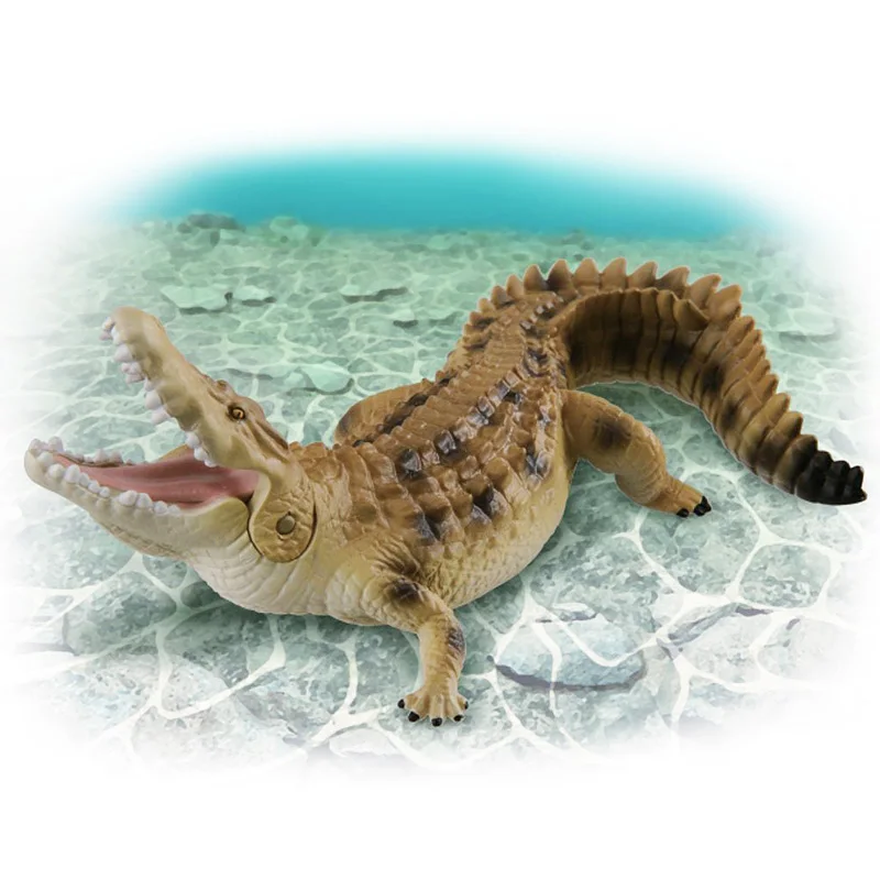 S01 Takara Tomy ANIA Animal Advanture AS-32 морской крокодил дикие фигурки из АБС-пластика детские