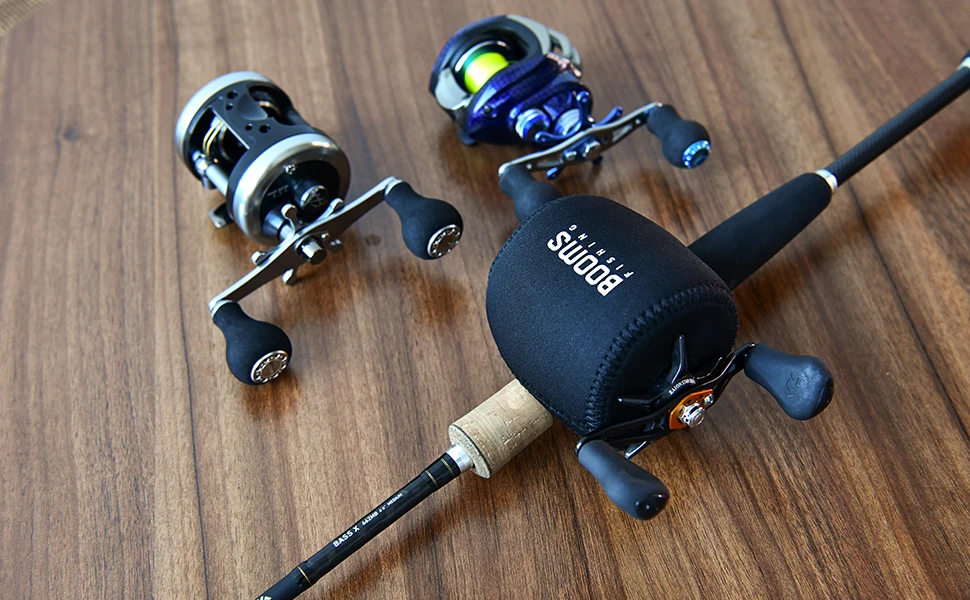 Booms Fishing RC1 Neoprene Reel Cover, Protect Baitcasting or Small Conventional Reel