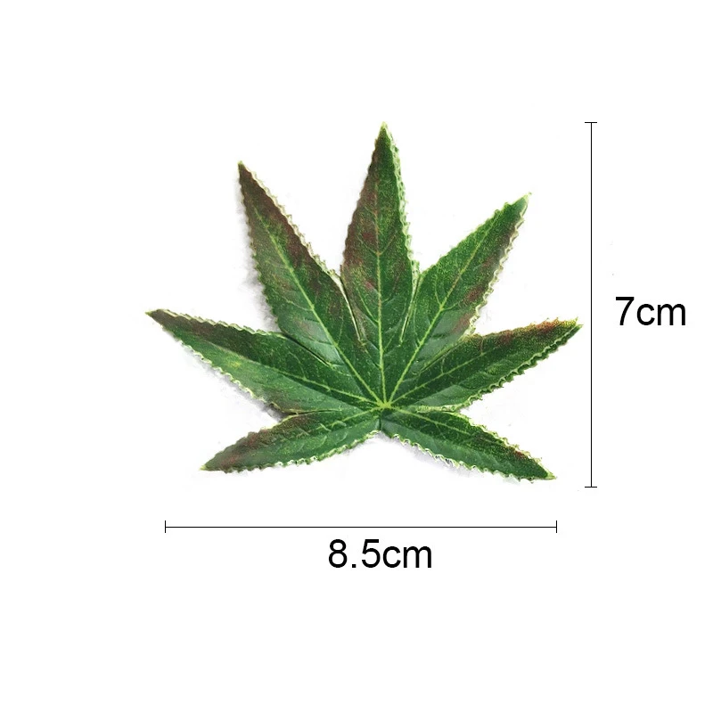 Искусственные шелковые листья поддельные растения Моделирование Украшение На