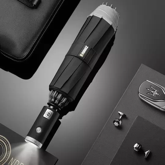 Зонт с фонариком автоматический складной зонт от шторма одной кнопкой|Зонтики| |