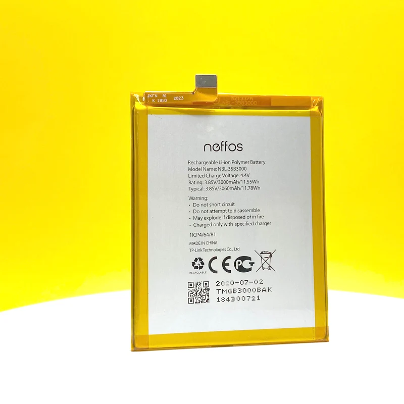 Bater&iacute;a de NBL-35B3000 para tel&eacute;fono m&oacute;vil, pila Original nueva para tp-link, Neffos C7, TP910A, TP910C, 3000mAh, en Stock-4