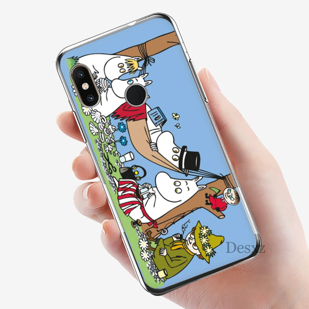 Мобильный телефон чехол для Xiaomi mi 6 8 A2 Lite A1 5X 6X F1 9 9SE SE MAX 3 A3 CC9 CC9E 9T Mix 2S moomin cartoon hippo |