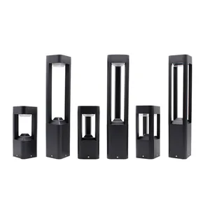 Хит продаж, водонепроницаемые светодиодные светильники для газона IP65, COB, светодиодный столбик с чипом светильник ландшафта, сада, двора, ярсветильник свет