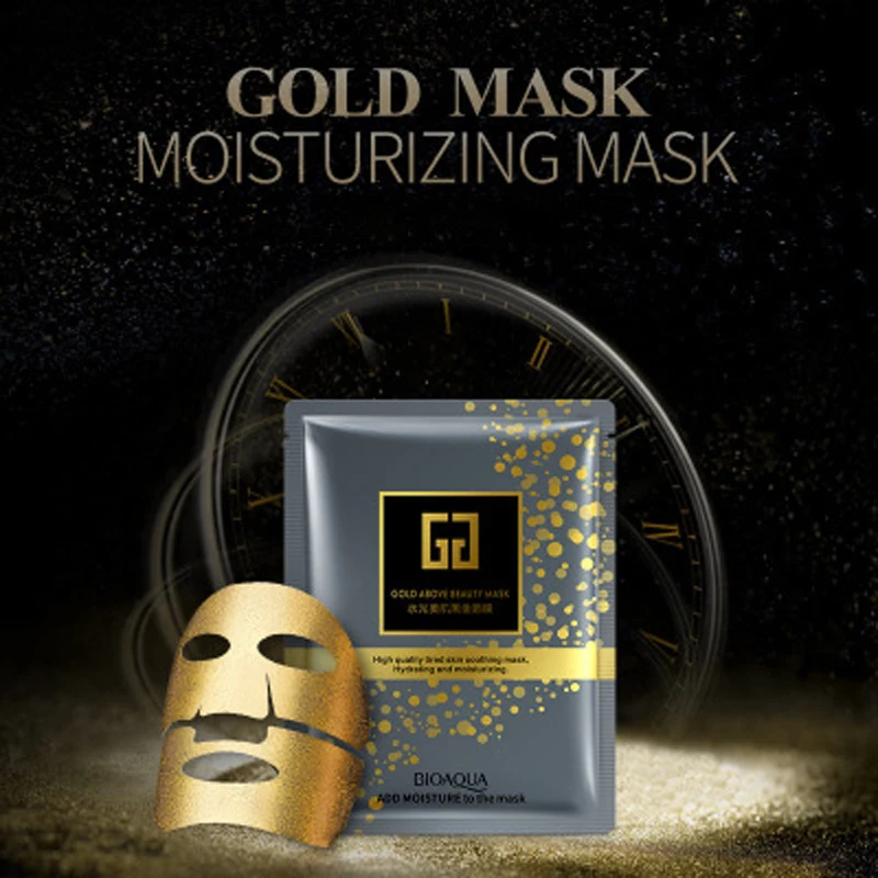 

100pcs/lot BIOAQUA Moisturizing Face Mask Anti Wrinkle Anti Aging Skin Care Facial Mask Collagen Hyaluronic Acid Sheet Mask