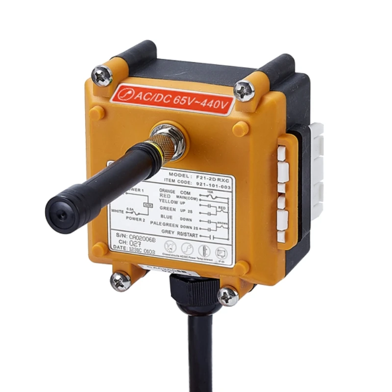 industrial wireless radio remote control F21-2D for hoist crane 2 transmitters and 1 receiver | Электроника