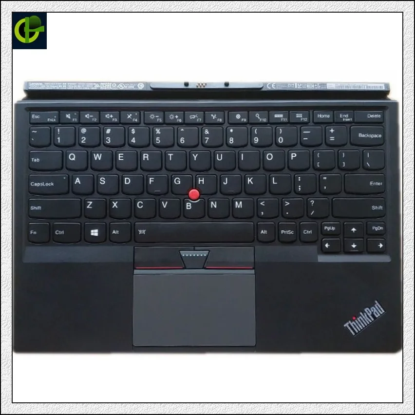

Клавиатура для планшета Thinkpad X1, тонкая клавиатура 01AW600 01AW650 TP00082K1 1-го 2-го поколения 2016 2017 док-станция, Магнитный чехол с подсветкой