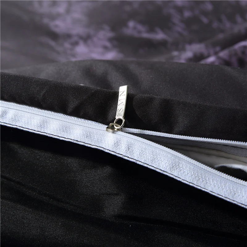 

Black Owl Duvet Cover Set 3D Pattern Printed Include 1 Duvet Cover 2 Pillowcases Microfiber Bedding Set (No Sheets)