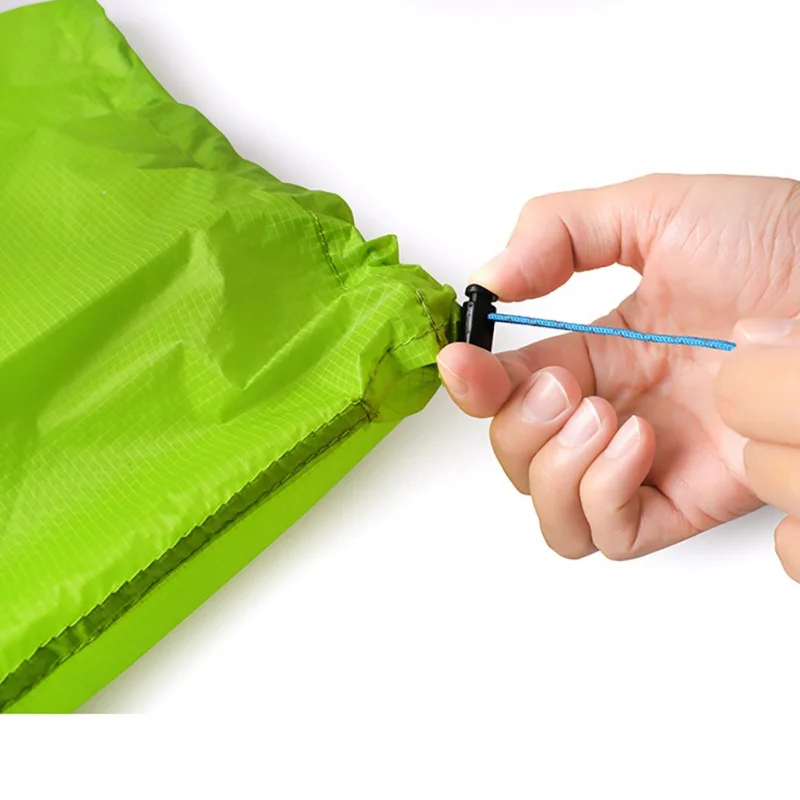 

1PCS Super Light Bundle Pocket Rope Sleeping Bag External Waterproof Storage Bag Bagoon Beans Green L