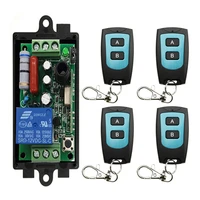 ac 220 v 1ch 1 ch wireless rf remote control light switch 10a relay output radio receiver moduletransmitter garage doorslamp