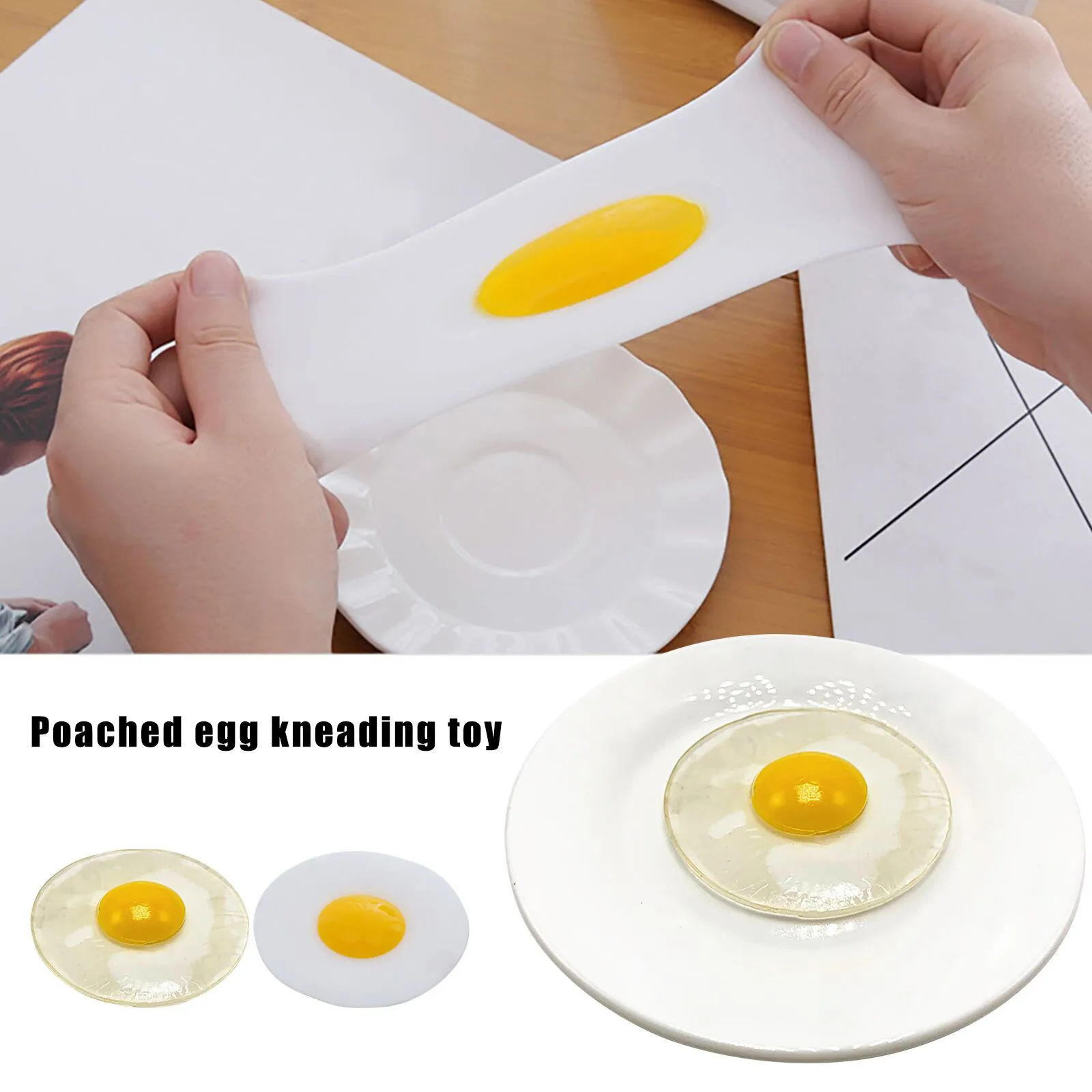 

Fidget Toys Fried Egg Lovely Relieve Stress Toys Omelette Anti-stress Adults Kids Healing Toy Pressure Reliever Decompression
