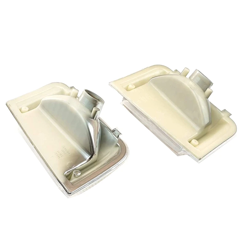 

Left+Right Rearview Mirror Indicator Turn Signal Light Cover for Fiat Peugeot Citroen MK3 71748253 71748252 Without Bulb
