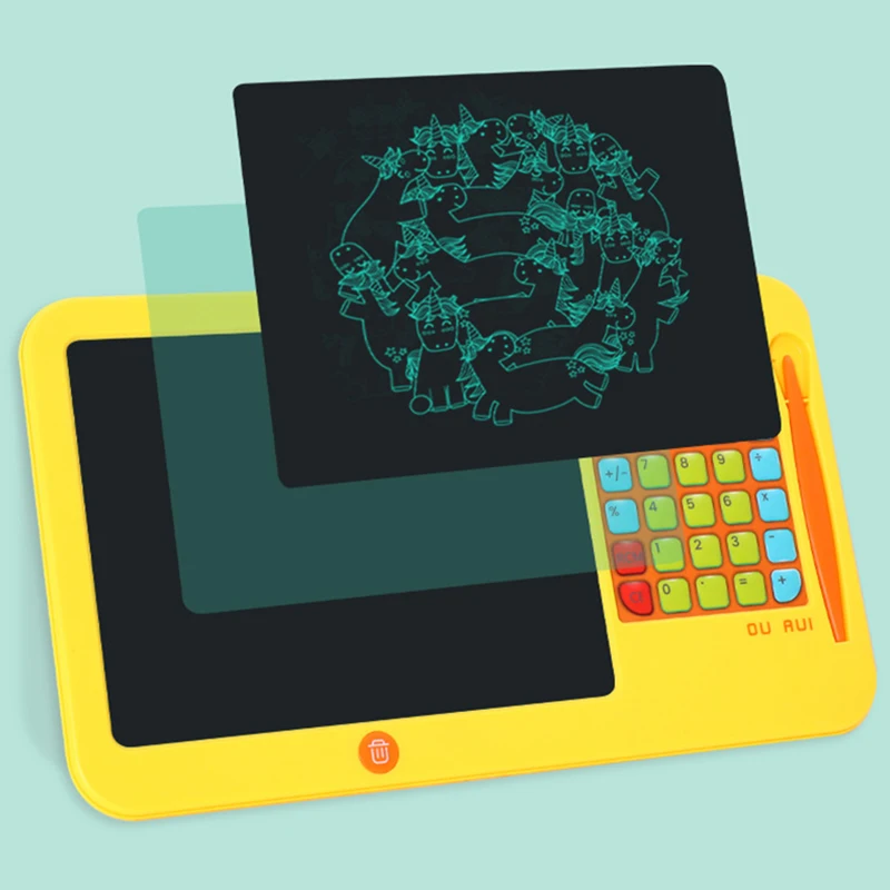

Детская 8,5 дюймовая маленькая ручная роспись доска для рисования доска светодиодный рисования светодиодная кристальная доска для письма м...