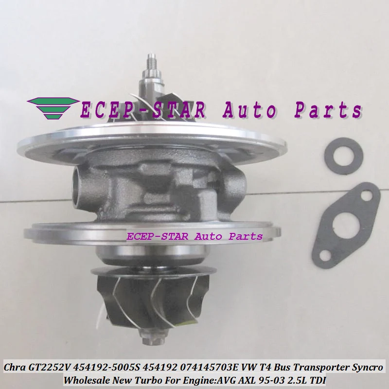 Турбокартридж CHRA GT2252V 454192 5006S 0005 0002 074145703GX V для VW T4 Transporter Syncro AVG AXL 2.5L|cartridge cap|cartridge