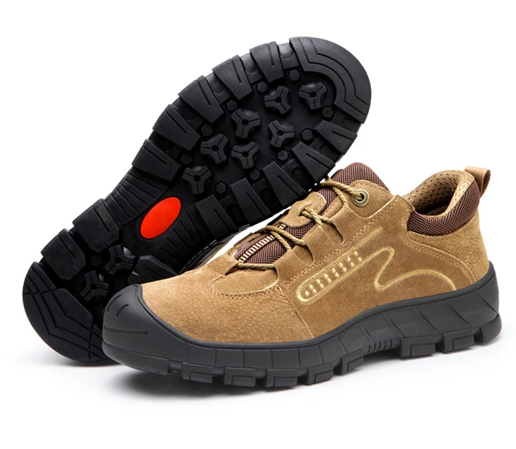 

Breathable Safety Shoes Men Steel Toe Shoes Puncture Proof Work Safety Boots Men Work Shoes Wear-resistant Hiking Work Sneakers