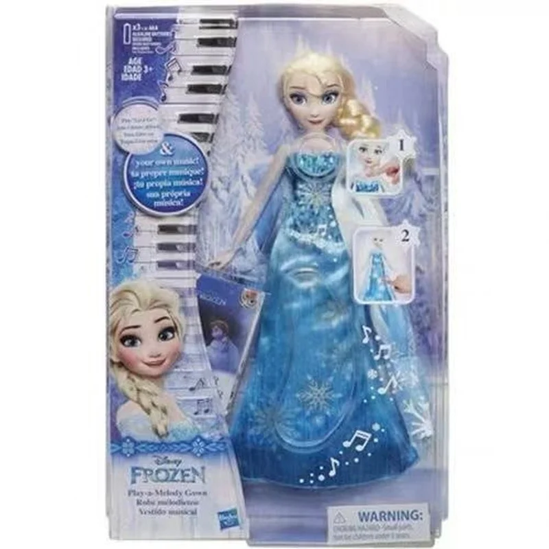 

Hasbro Frozen Queen Elsa Doll Action Figure Girl Birthday Gift Music Let It Go Piano Piece Light 35CM