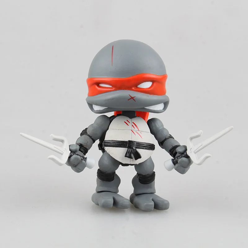 Cute 4-Super Movable Teenage Mutant Ninja Turtles Black Limited Edition Gray Battle Damage Version Two-Selectable Garage Kit