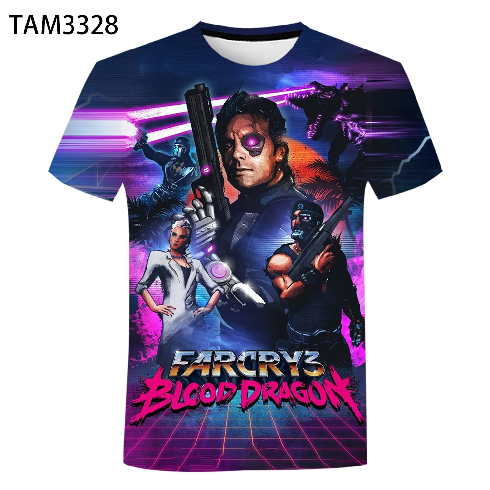 3D Farcry печатная Футболка мужская женская детская 2021 Новая летняя модная футболка
