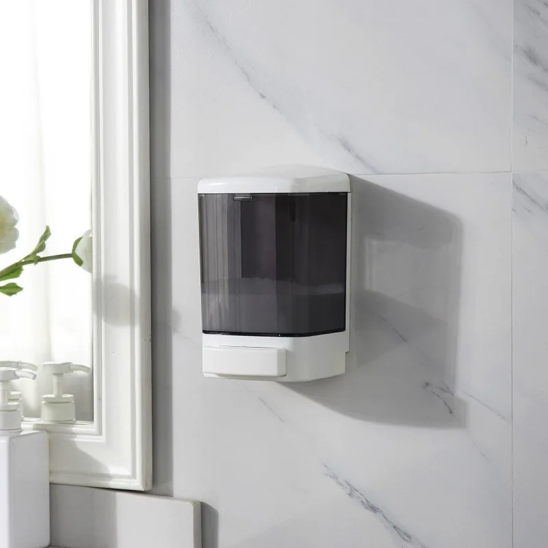 

Manual 1000ml large capacity wall-mounted soap dispenser, plastic single-head soap dispenser, hotel bathroom products 9080