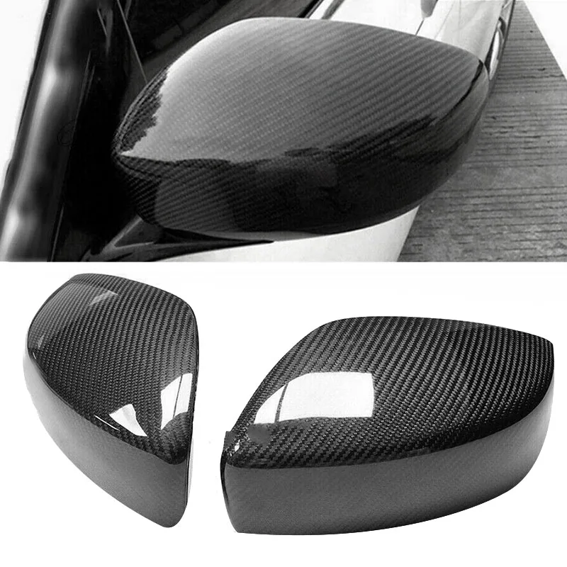 Carbon Fiber Car Rear View Mirror Housing Cover-Side Mirror Cover for Infiniti G Series G35 G25 G37 Q40 Q60 2009-2015