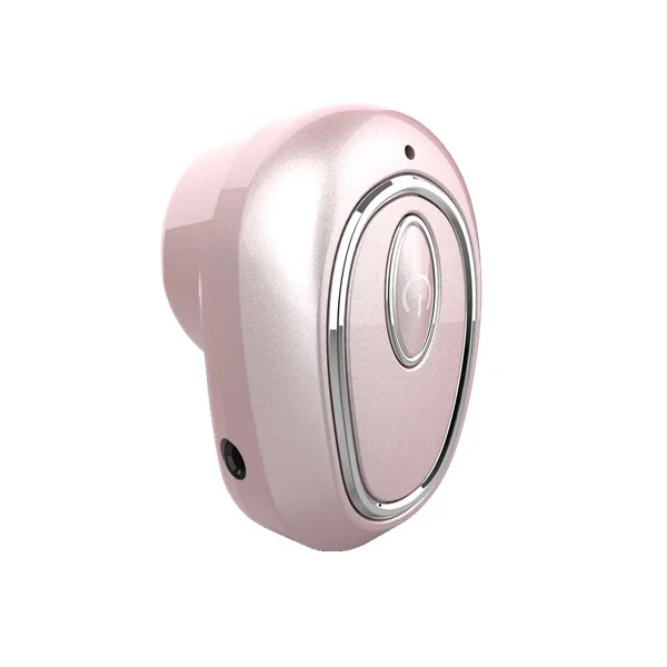 Rose Pink Rovtop Беспроводные наушники с Bluetooth 4,1, мини Беспроводные спортивные наушники с микрофоном, гарнитура для телефона Z4 - Цвет: Rose Pink