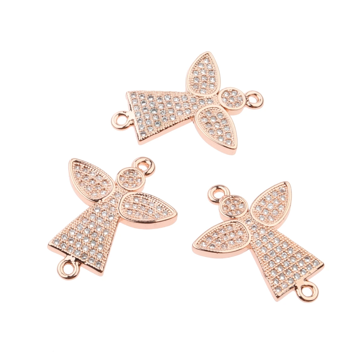 Модные бусины-разделители в виде ангела для изготовления ювелирных изделий