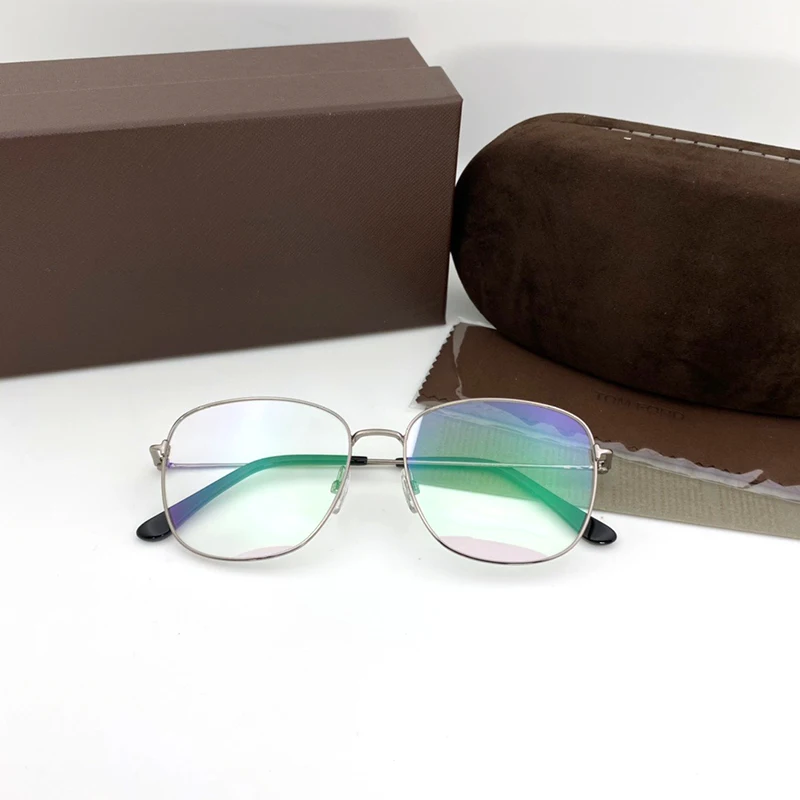 

High Quality Tom Brand For Men Women Eyeglases Frames Square Optical Eyewear Reading Myopia Glasses Oculos With Original Case