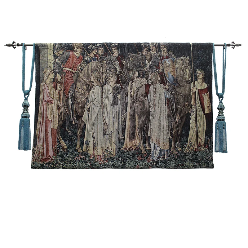 

Jesus Good Friday San-greal Theme Paintings Wall Tapestry Apartment Decoration Classical Living Room Wall Blanket Decor