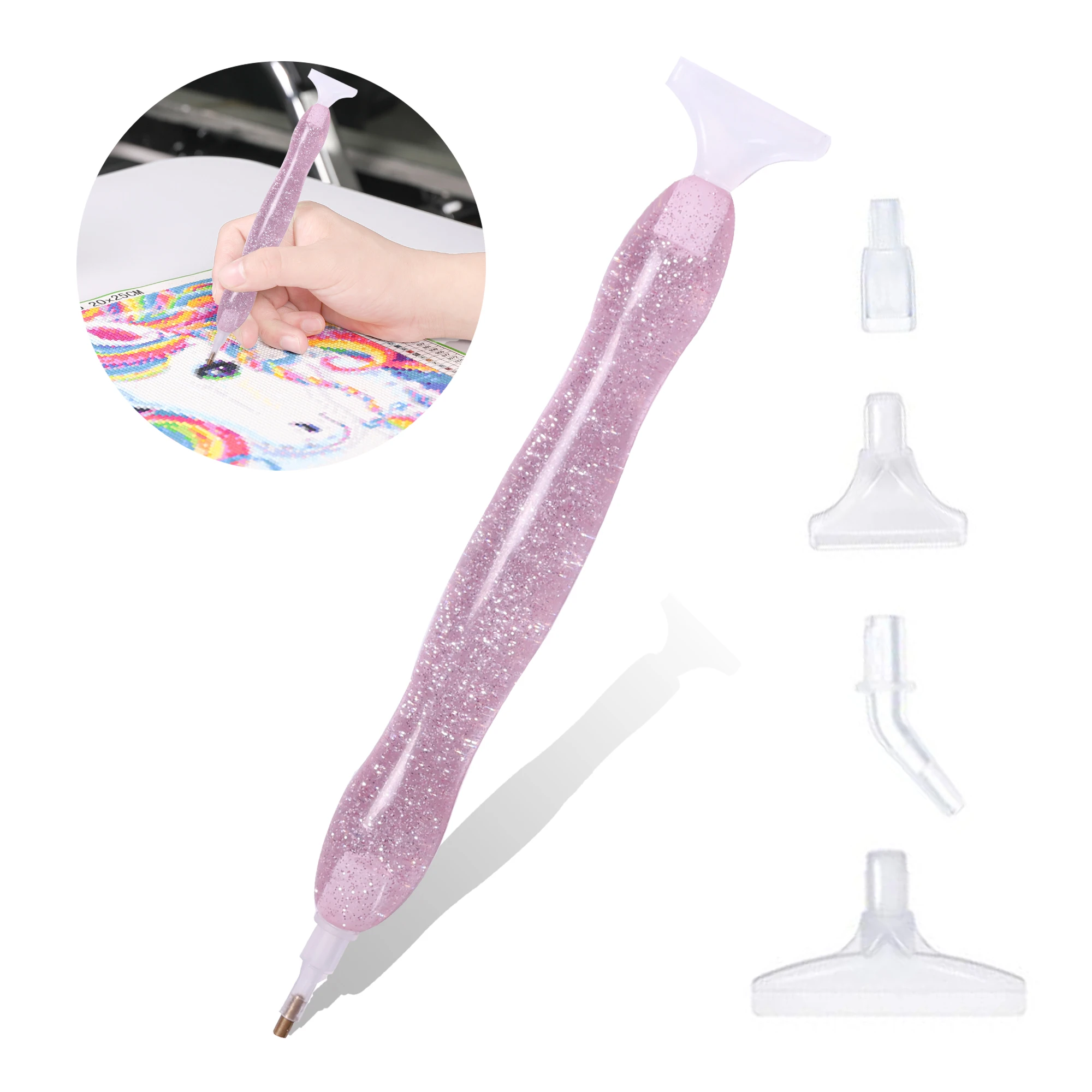 

Стразы, инструмент для вышивки крестиком, аксессуары для алмазной вышивки, инструменты для алмазной вышивки, ручка ручной работы из смолы