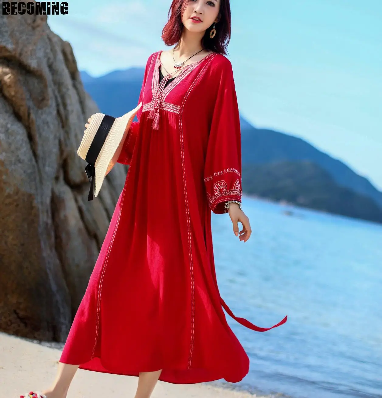 Платье для беременных большого размера повседневное платье пляжная юбка